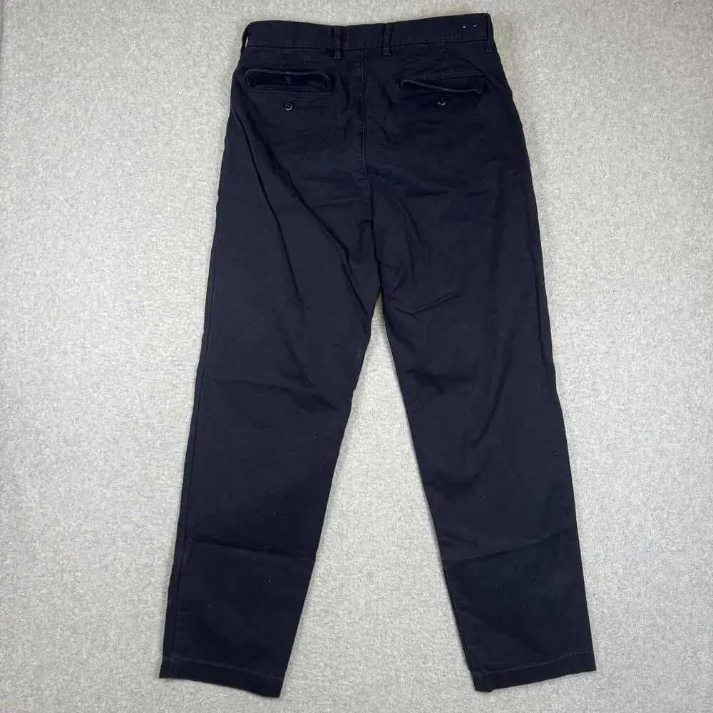 J.Crew Men's Size 30x32 Navy Blue Ankle Length Pants Trousers Cotton